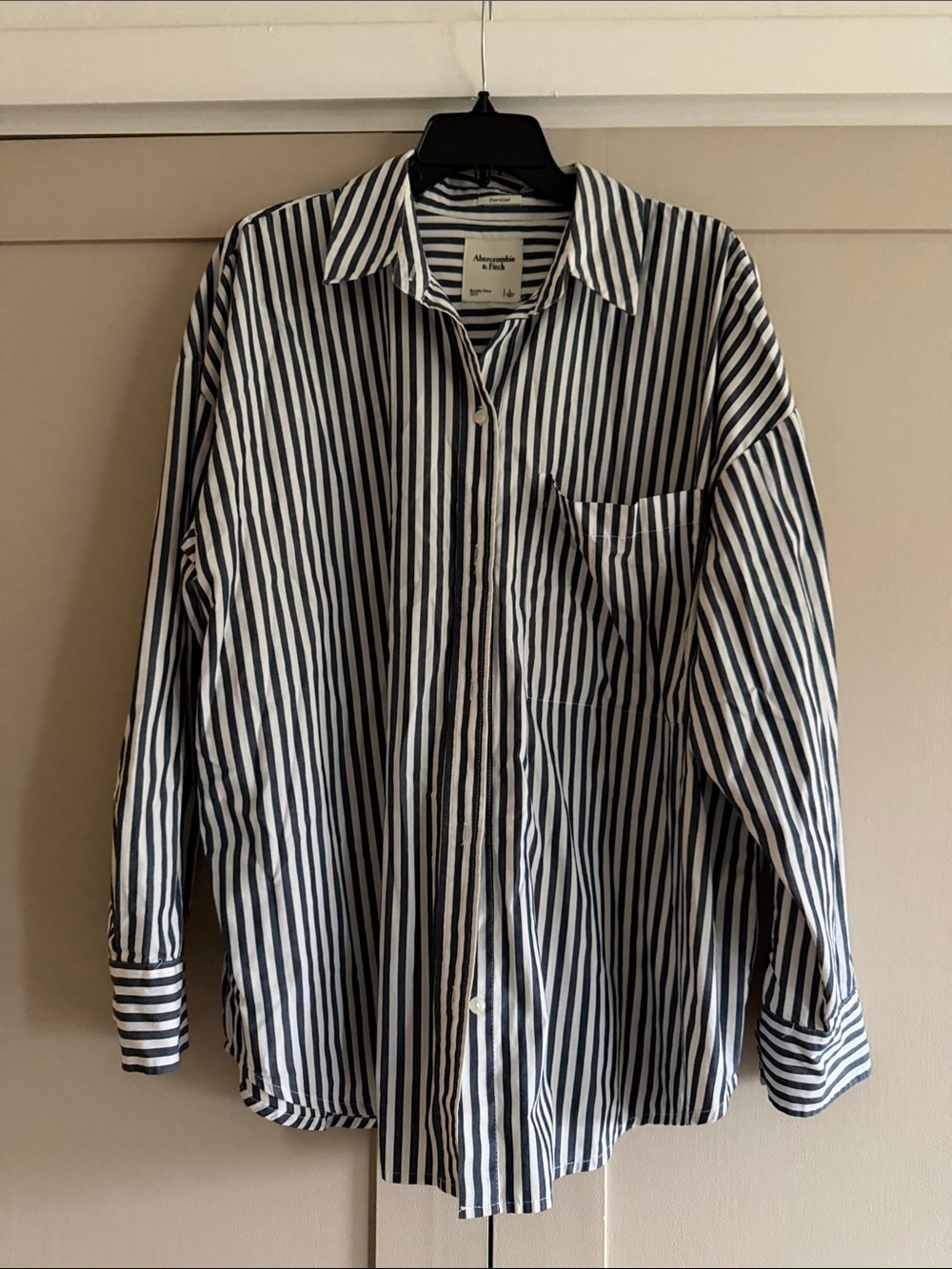 A&F Striped Button Down - Picture 2 of 6